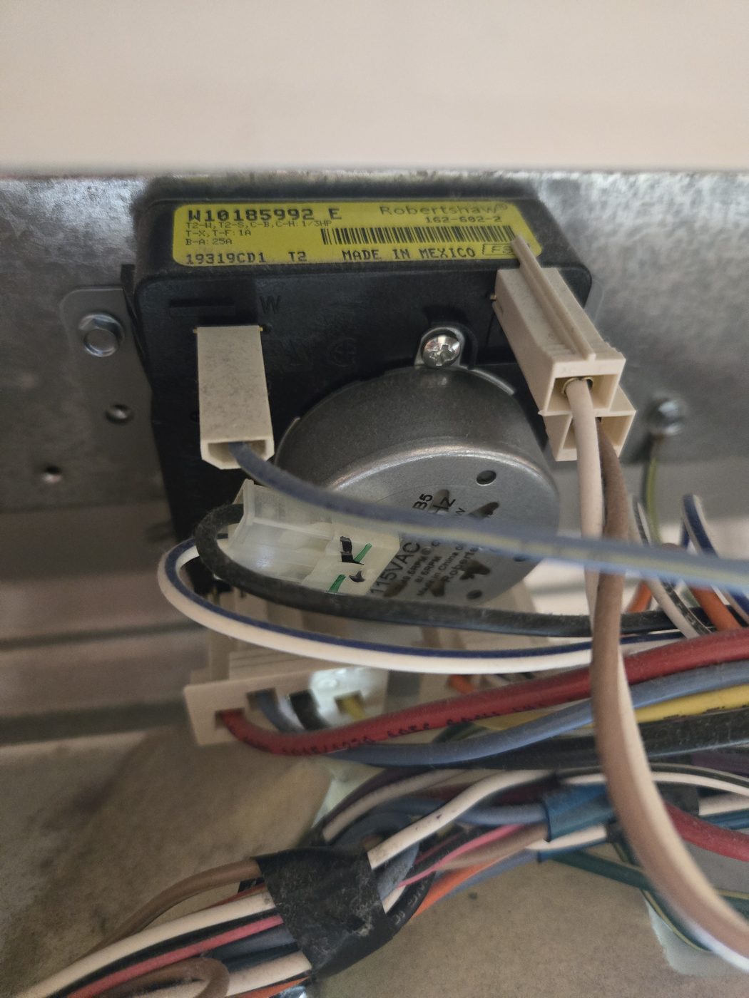 Removed appliance electronic control module
